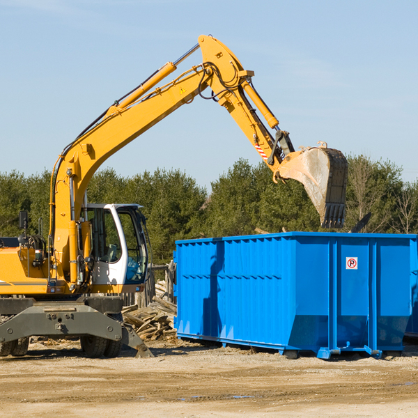 can i choose the location where the residential dumpster will be placed in Penfield NY